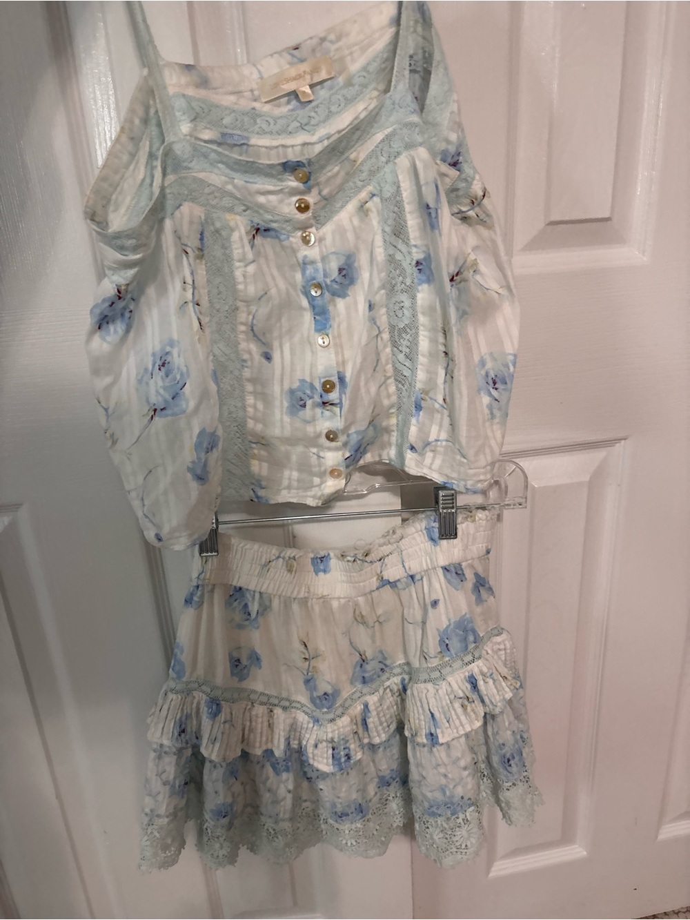 Loveshackfancy skirt set women’s size m